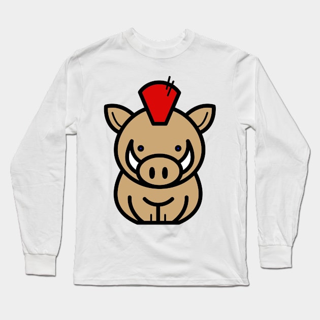 Skin Pig Long Sleeve T-Shirt by PGMcast